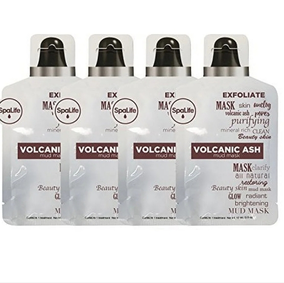 SpaLife Volcanic Ash Exfoliate Mask Lot of 8 New - Picture 1 of 2
